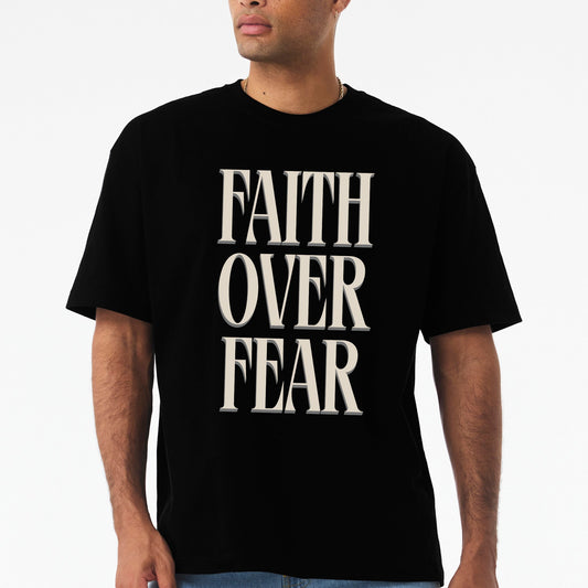 Faith Over Fear Christian T-Shirt | The Voice Of Truth
