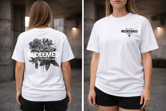 Redeemed by the Blood of the Lamb Christian T-Shirt | The Voice Of Truth
